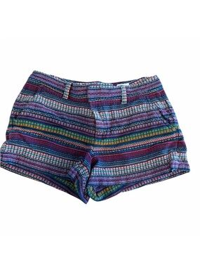 Gap Multicolor Striped High Waist Shorts Size 8